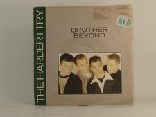 BROTHER BEYOND THE HARDER I TRY (7) (78) 2 Track 7" Single Picture Sleeve PARLOP