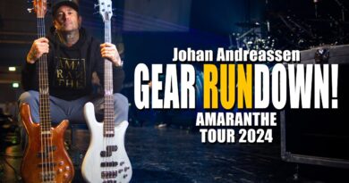 GEAR RUNDOWN! w. Johan Andreassen | AMARANTHE | TOUR 2024