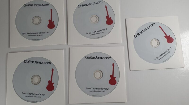 Guitar Jamz Marty Schwartz Instructional Guitar Solo Techniques 4+1  DVD Set