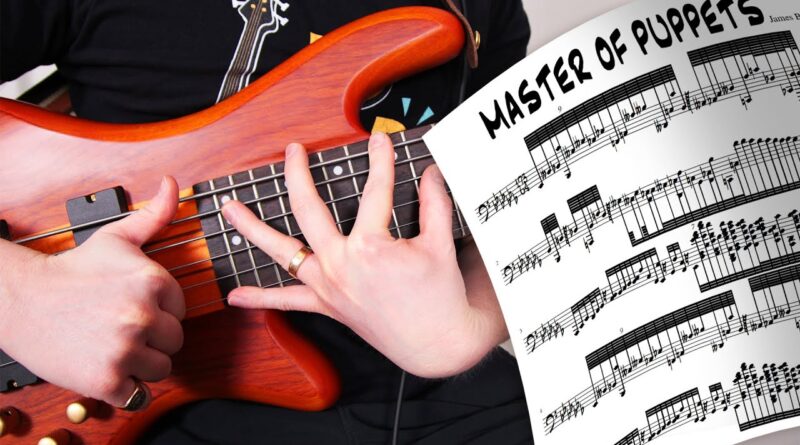 Master of Puppets on SLAP BASS sounds INSANE