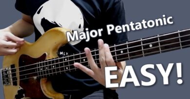 Very easy Major Pentatonic Riff for Worship BASS!