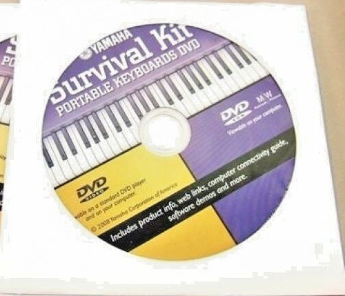 Yamaha Survival Kit DVD, for Your Computer DVD-ROM, New Never Used, in Sleeve.