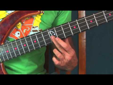 beginner bass guitar lesson play beautiful bass ornamenting notes pop goes the weasel