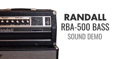 1980s Randall RBA-500 Bass 500 Amp Sound Demo