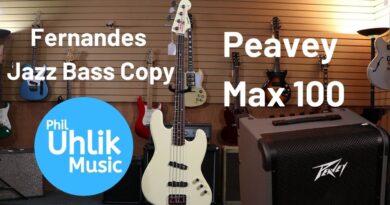 Fernandes Jazz Bass Copy and Peavey Max 100 - Phil Uhlik Music Demo