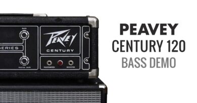 1970s Peavey Century 120 (Series 120) Amp Bass Sound Demo