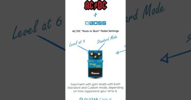 AC/DC Classic Rock Pedal Settings via the  Boss BD-2w #effectspedals #acdc #acdcfans