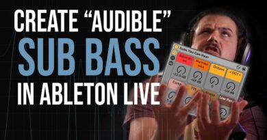 Create "Audible" Sub Bass in Ableton Live