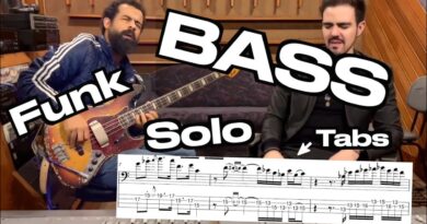 HOW TO PLAY a KILLER FUSION BASS SOLO? (with Tabs!) | Bass Lesson Advanced