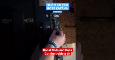 How to set your Boss Katana for David Gilmour tones! #shorts #gilmoursound #pinkfloyd