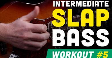 ????Intermediate Slap Bass Workout #6 (Larry Graham style) ????