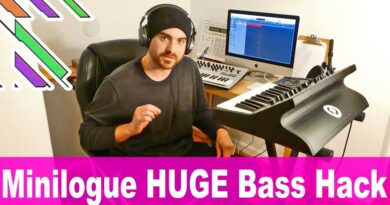 Korg Minilogue HUGE Bass Hack Tutorial