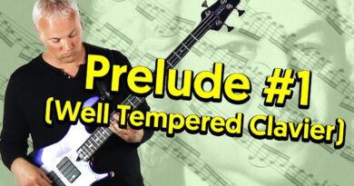 Prelude #1 For Bass Guitar (J.S.Bach) - Improve Your Technique (and everything else!)