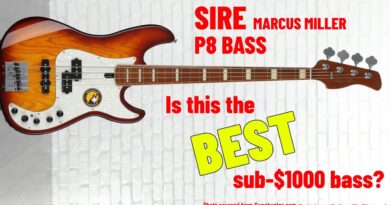 Sire Marcus Miller P8 electric bass unboxing, demo + head-to-head vs. Fender & Schecter
