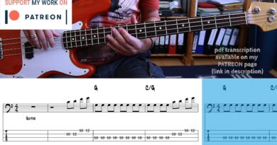 The Rolling Stones - Brown Sugar (Bass cover with tabs)