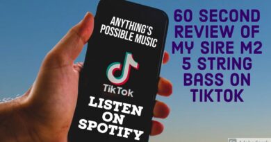 Tiktok - 60 Second Review Of My Sire M2 5 String Bass Guitar - #shorts