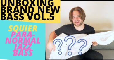 Unboxing My Bass Guitar Vol 5 Squier Paranormal Jazz Bass '54