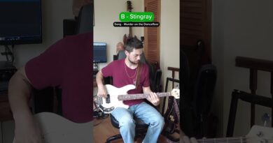 A OR B??? (P bass vs Stingray) #bass #bassist #bassplayer #murderonthedancefloor #bassguitar  #music
