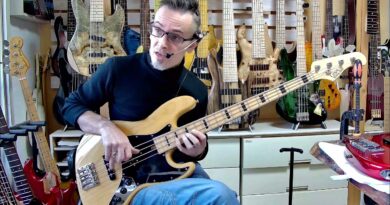 BASS DEMO AND REVIEW: High End Japanese Bass Guitars: Crews Maniac Sound JB2004
