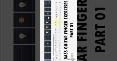 Beginner bass guitar finger exercises 01 By  @ChamisBass   #chamisbass #basstabs #shorts