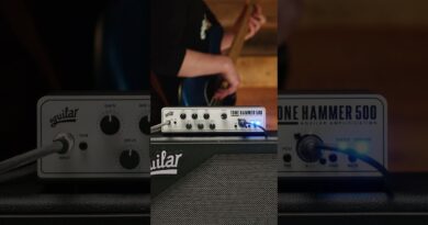 Dialing in the "Drive" on the Tone Hammer Amplifier