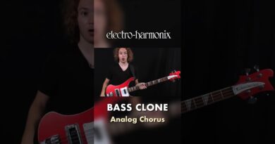 EHX Bass Clone Chorus Pedal Demo