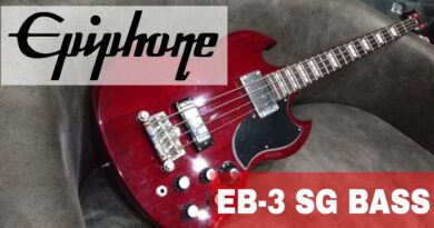 Epiphone EB-3 SG Bass Guitar Cherry Red Review