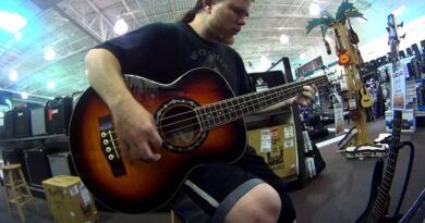 Fender acoustic bass sunburst bass review