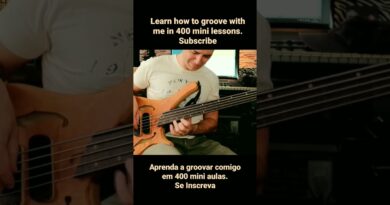 Grooving With MANY GHOST NOTES #bassguitar #basslessons #groove