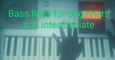 How to play bass lines for beginners and intermediate using aiyoo