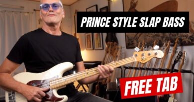 NL40 Prince style Slap bass groove with fill - FREE PDF