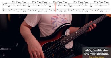 Sweet Emotion-Bass Tab-Bass Cover-Aerosmith-Fender Precision Pro II