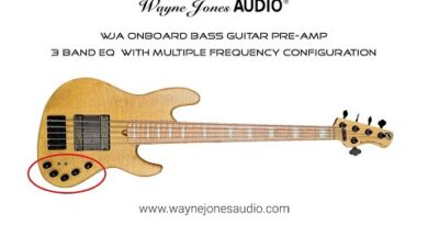 Wayne Jones Audio Onboard Bass Guitar Pre-Amp