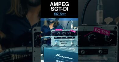 Ampeg SGT-DI Bass | EQ Test #ampeg #bassreview