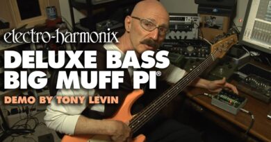 Electro-Harmonix Deluxe Bass Big Muff Pi Fuzz / Distortion / Sustainer Pedal (Demo by Tony Levin)