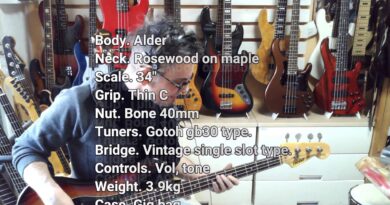 FENDERP BASS TYPE: Fresher Personal bass Circa 1982: BASS DEMO / REVIEW