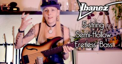 Ibanez SRH505F (5-String Fretless Bass - Semi-Hollow) | Review by Alexandra Zerner