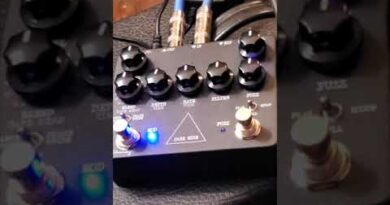 Keeley Dark Side Pedal Comfortably Numb Settings