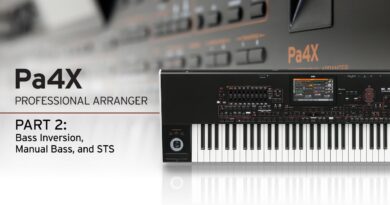 Korg PA4X Style Play Tutorial: Bass Inversions, Manual Bass, Keyboard (STS)