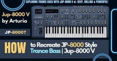 Making Trance Bass with Jup-8000 V  ????️