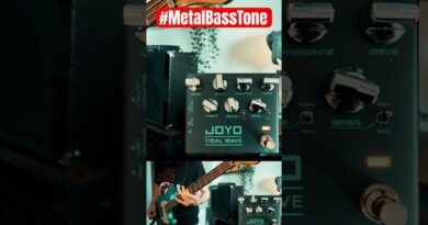 Metal Bass Tone SansAmp JOYO Tidal Wave Bass Preamp Pedal Sandberg #metalbass #sansamp #basspedals