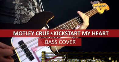 Mötley Crüe - Kickstart my heart / bass cover / playalong with TAB