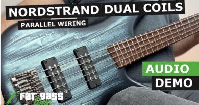 Nordstrand Dual Coil - Parallel Wiring Soapbar Bass Pickups Demo