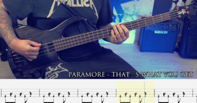 PARAMORE - That´s what you get [BASS COVER + TAB]