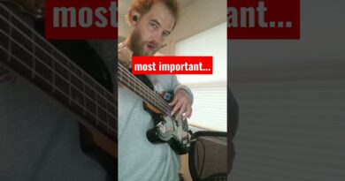 Playing bass with your fingers! basic technique