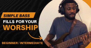 Simple Bass Fills For Your Worship || Beginner & Intermediate Lesson