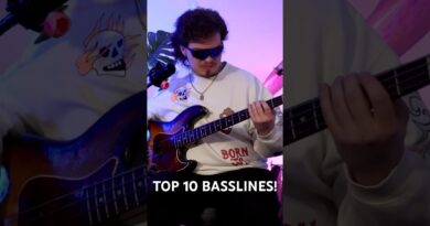 ????TOP 10 BEST BASSLINES OF ALL TIME?!?!?????#bassguitar #guitar #bassmusic #shorts