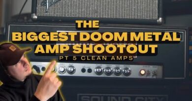 The BIGGEST Doom Metal Amp Shootout PT.5 "CLEAN AMPS" Ampeg/ Fender/ Simms Watts/ Sound City