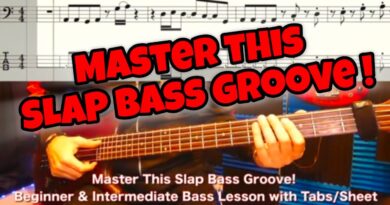 Unlock This Funky Slap Bass Groove! Beginner to Intermediate Lesson with Tabs/Sheet