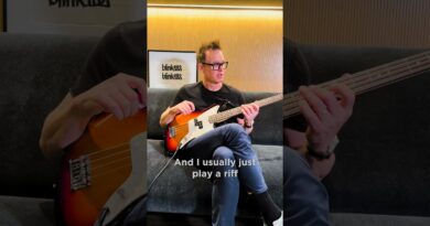 What's your go-to bass-testing song? @MarkHoppus shares his top tunes! #guitarcenter #markhoppus